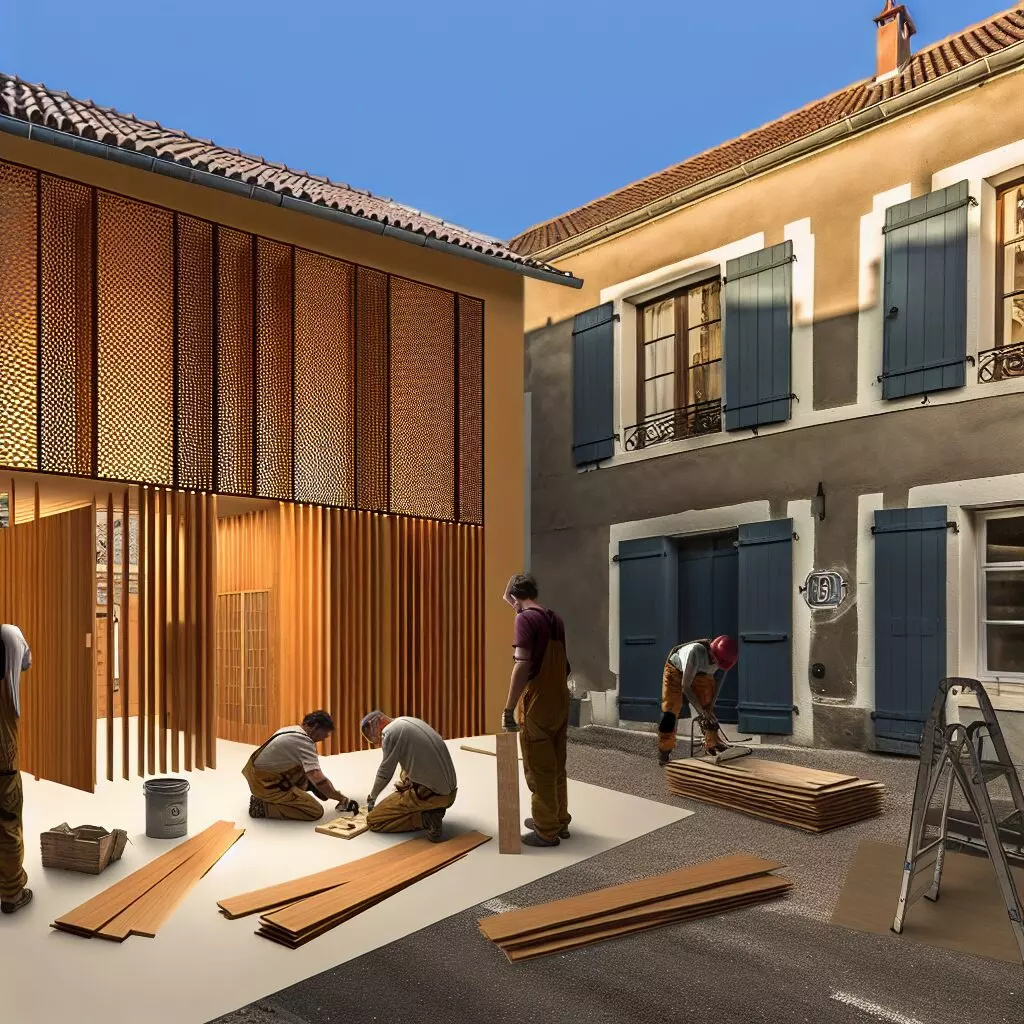 aménagement - intérieur - extérieur - rénovation - menuiserie